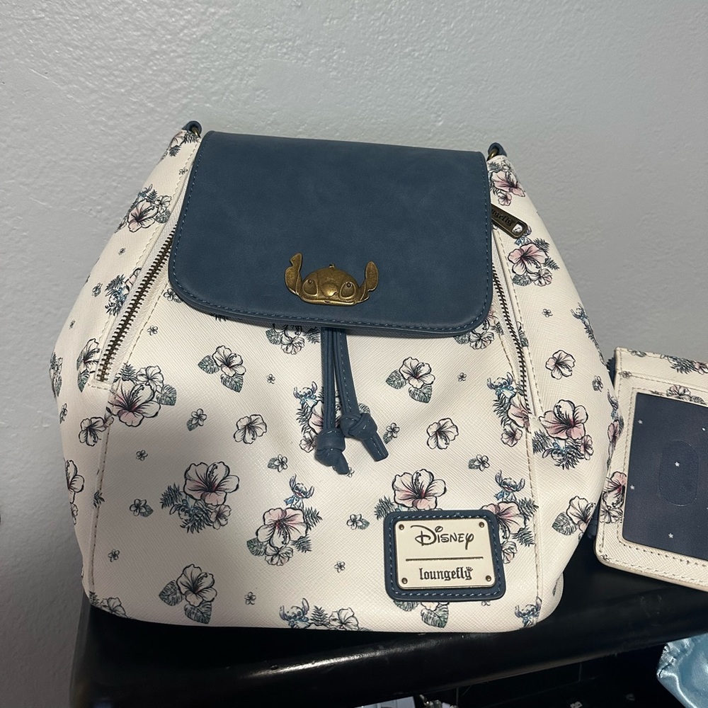 Loungefly Stitch Leather Backpack